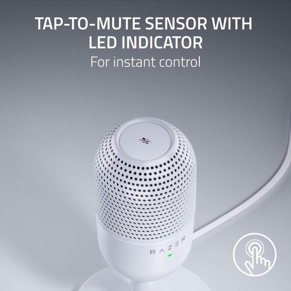 Microfono Razer Seiren V3 Mini Ultra Compact Usb White - Image 4
