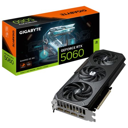Placa De Video Gigabyte Rtx 5060 Gaming Oc 8gb Pcie 5.0