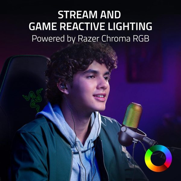 Microfono Razer Seiren V3 Chroma Rgb Usb Rz19-05060100-r3u1 - Image 3