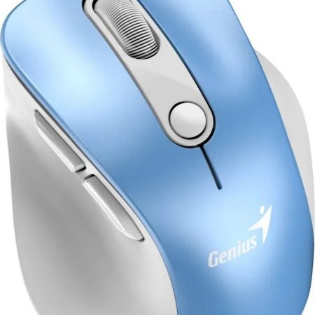 Mouse Genius Rs2 Ergo 9000s Pro Light Blue Bateria Bt Y Wire