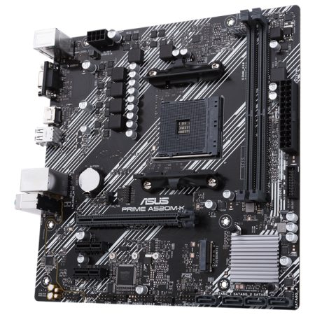 Mother Asus Prime A520m-k/csm Amd Am4 Ddr4 Pci-e 3.0