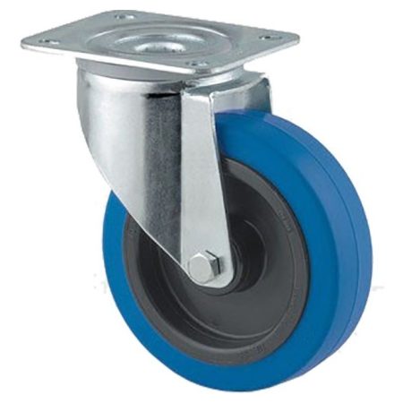 Rueda De Goma 100mm 100kg Sin Freno Oxen 19606