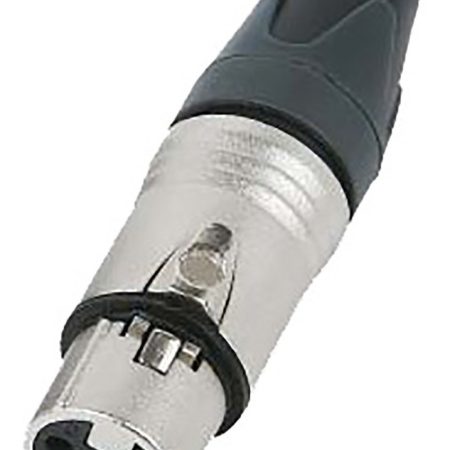 Conector Ficha Xlr Metalico Hembra Ampro Stagelab Xlr-hc