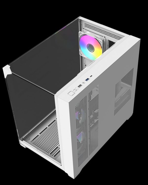 Gabinete Gamer Raidmax Inifita I620 Fishtank 4 Fan Argb - Image 6