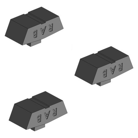 Repuesto X 3u Fader Navigator Ampro Negro Rab K3d-0059
