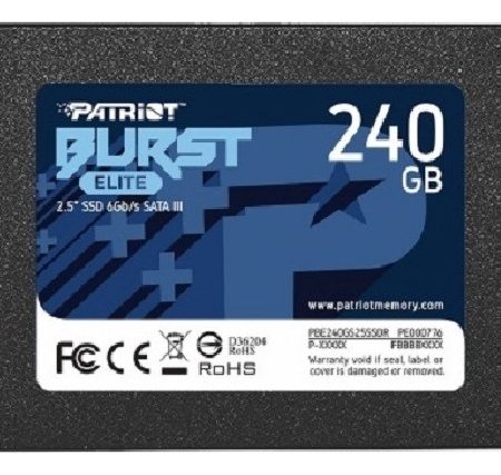 Disco Solido Ssd 240gb Patriot Burst Elite Pbe240gs25ssdr