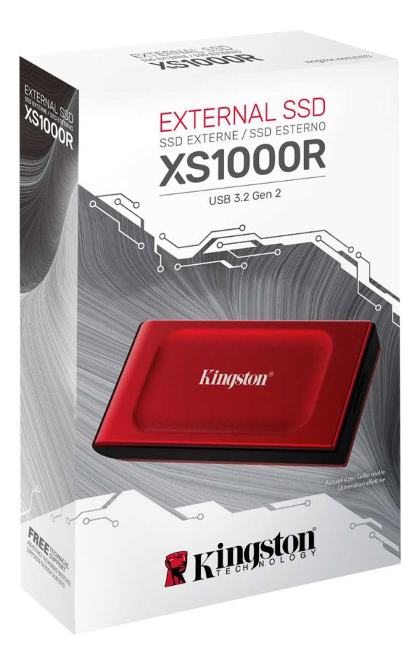 Disco Ssd Externo 2tb Kingston Xs1000 1050 Lect 1000 Esc - Image 2