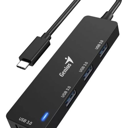Hub Usb 3.0 Genius Uh-400 Usb-c A Usb-a