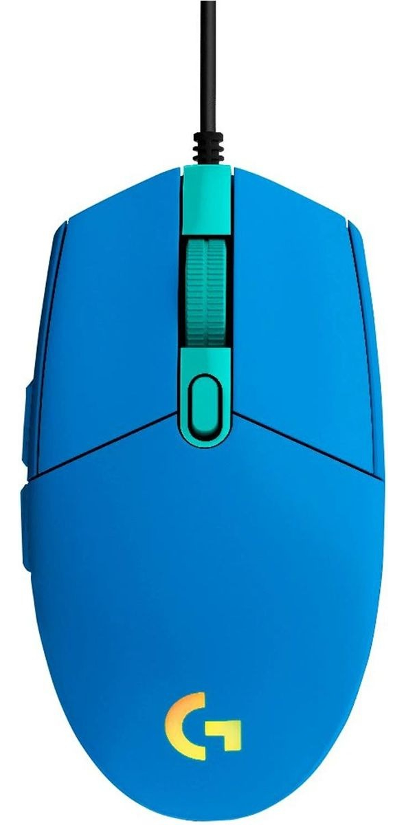 Mouse Gamer Logitech G203 Lightsync Blue Rgb 8000dpi