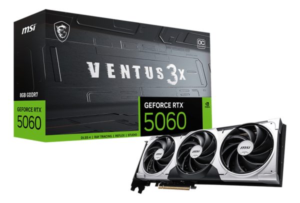 Placa De Video Msi Rtx 5060 Ventus 3x Oc 8gb Pcie 5.0