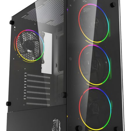 Gabinete Gamer Raptor Sentinel Tg Mid-tower X4 Fan Rgb Negro