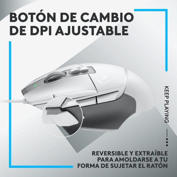 Mouse Gamer Logitech G502x White 25600 Dpi - Image 4