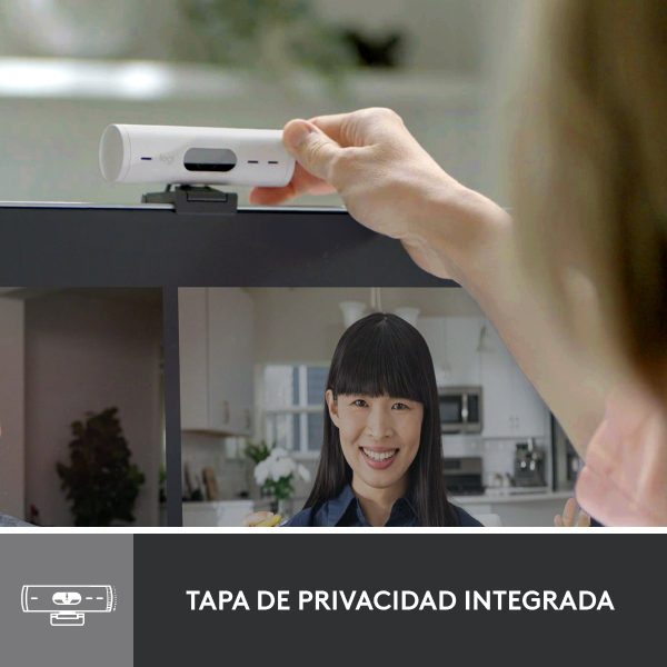 Web Cam Logitech Brio 500 White Full Hd 4mp 1080p 30fps - Image 5