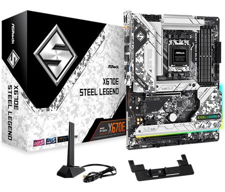 Mother Asrock X670e Steel Legend Wi-fi 6e Am5 Ddr5 Amd