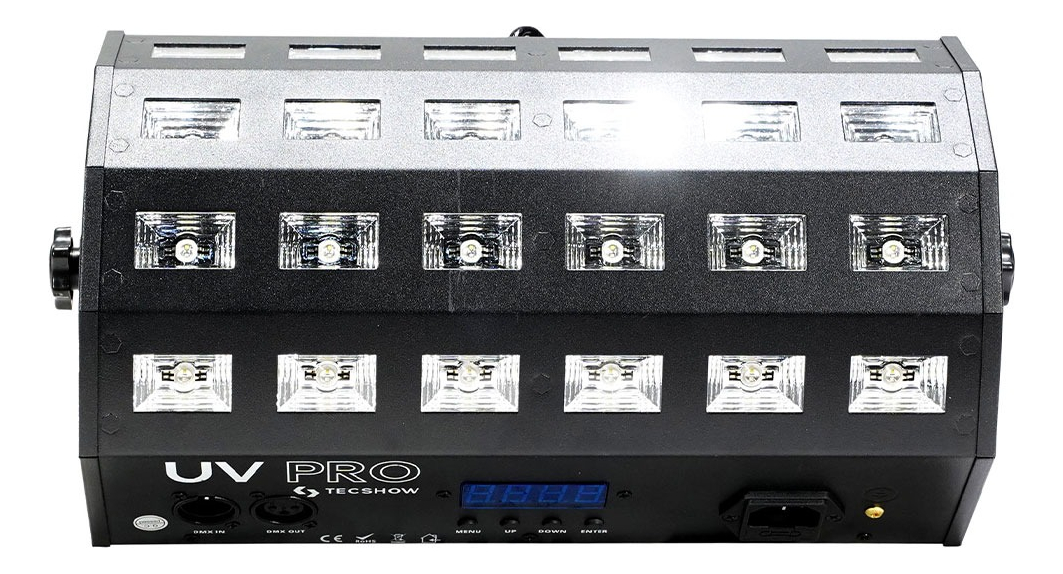 Bañador Profesional Híbrido 24 Leds 2en1 Wash Tecshow Uv Pro - Image 2