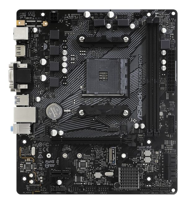 Mother Asrock B550m-hdv Amd Am4 Ddr4 Pci-e 4.0 Serie 4 5 - Image 4