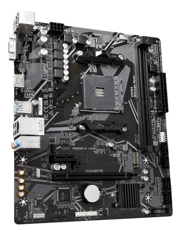 Mother Gigabyte A520m K V2 Ddr4 Am4 Serie 3000/4000/5000 - Image 2