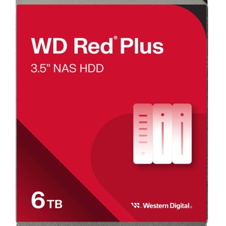 Disco Rigido Nas Wd Red Plus 6tb Wd60efpx Sata 256mb 5640rpm