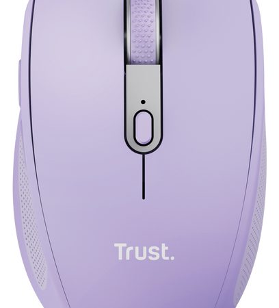 Mouse Inalambrico Recargable Trust Ozaa Compact Purple
