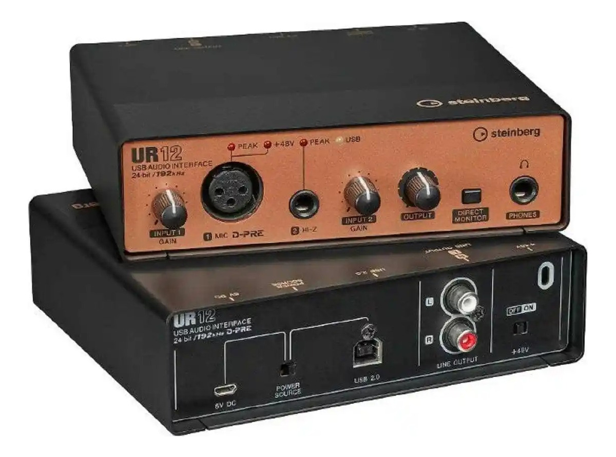 Interfaz De Grabación Usb Steinberg Ur12b Placa De Audio - Image 2