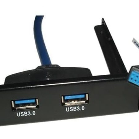 Panel Slot Frontal 2 Puertos Usb 3.0 Pc Nisuta Nsslusb3f