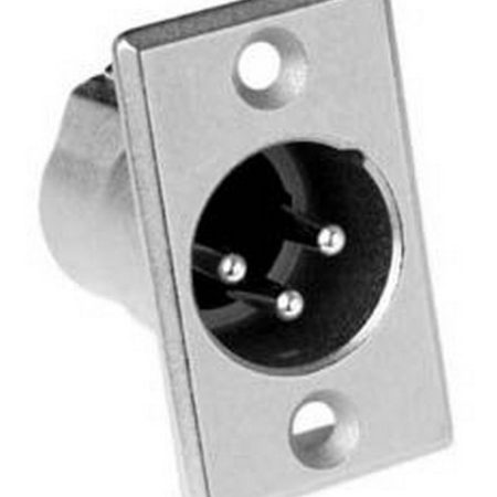 Ficha Xlr Macho Chasis Amphenol Ac3mmpnz