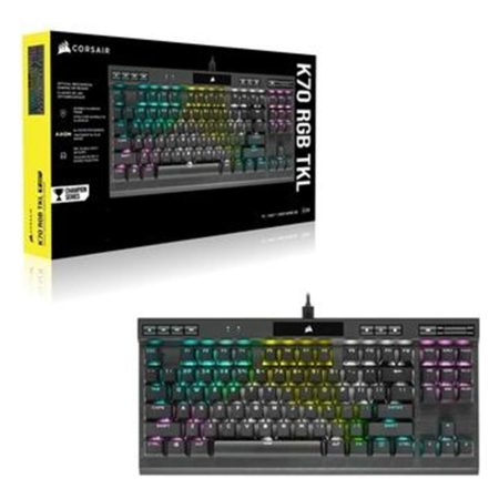 Teclado Gamer Corsair K70 Tkl Champion Rgb Óptico Mecánico