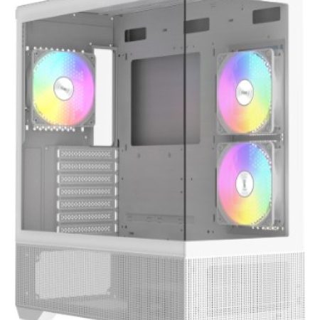 Gabinete Gamer Raidmax Infinita I801 Air White 3 Fans Argb