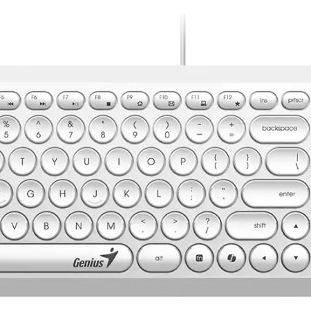 Teclado Genius Slimstar Q200 Blanco Usb Español