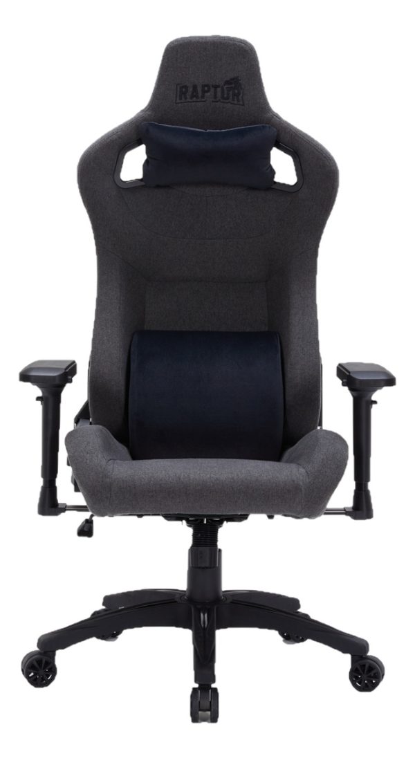 Silla Gamer Raptor Throne R20 Tela Negro Est Metal H/ 130kg - Image 2