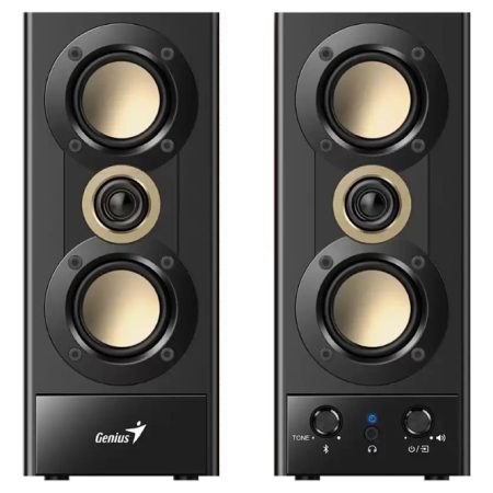 Parlante Genius Sw-hf800 20w Rms Bluetooth 5.3 Madera