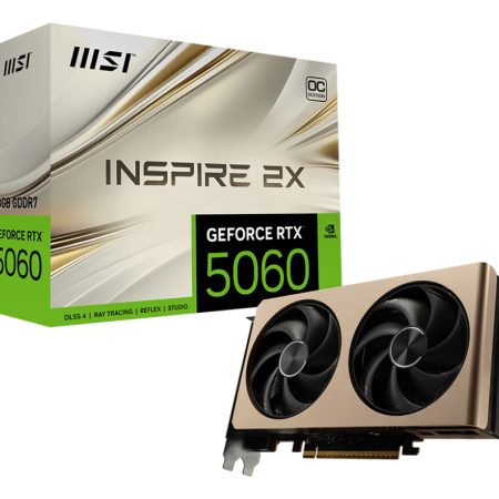 Placa De Video Msi Rtx 5060 Inspire 2x Oc 8gb Pcie 5.0