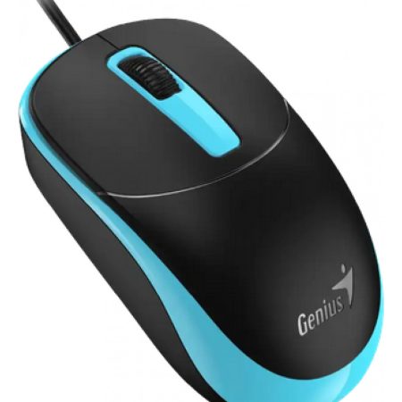 Mouse Con Cable Genius Rs2 Dx-123 Negro Azul 1200dpi