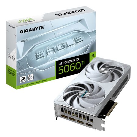 Placa De Video Gigabyte Rtx 5060ti 8gb Eagle Oc Ice Gdrr7