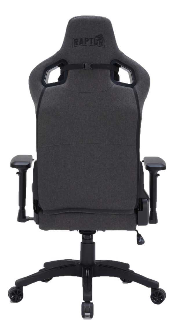 Silla Gamer Raptor Throne R20 Tela Negro Est Metal H/ 130kg - Image 3