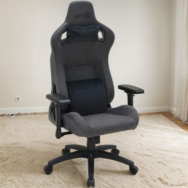 Silla Gamer Raptor Throne R20 Tela Negro Est Metal H/ 130kg