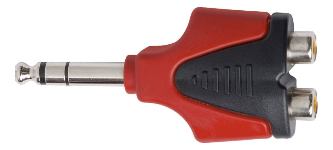 Adaptador 2 Rca Hembra A 1 Plug Macho Stereo Proel At250pro