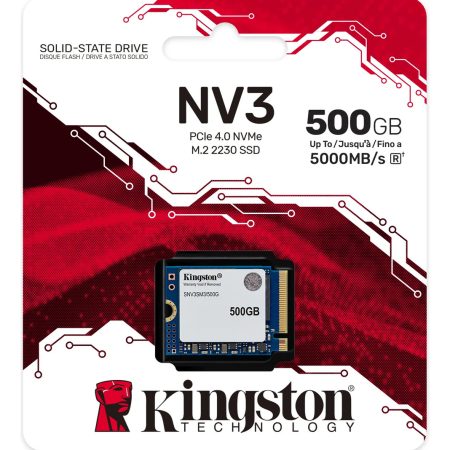 Disco Ssd 500gb M.2 2230 Nvme Pcie 4.0 Kingston Snv3sm3