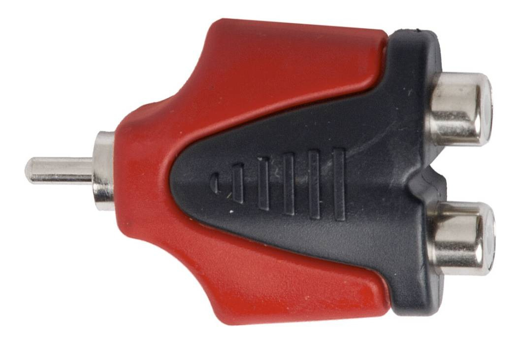 Adaptador 2 Rca Hembra A 1 Rca Macho Proel At230