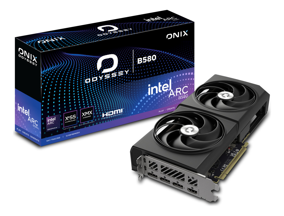 Placa De Video Onix Intel B580 Odyssey 12gb Pcie 4.0