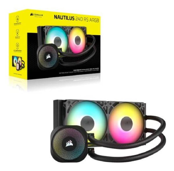 Water Cooling Corsair Nautilus 2x Argb Negro 240mm Rs - Image 2
