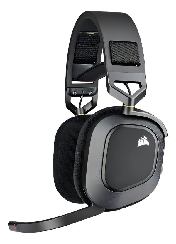 Auricular Inalambrico Corsair Hs80 Carbon Rgb Ca-9011235-na