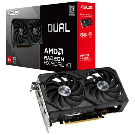 Placa De Video Asus Dual Rx 9060xt 8gb Pcie 5.0 Gddr6