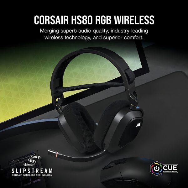 Auricular Inalambrico Corsair Hs80 Carbon Rgb Ca-9011235-na - Image 8
