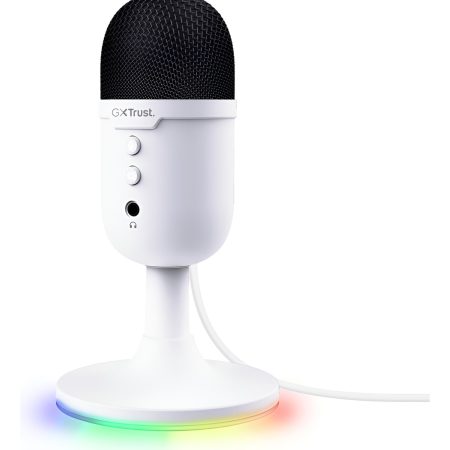 Microfono Gamer Streaming Trust Yunix Gxt234w Rgb