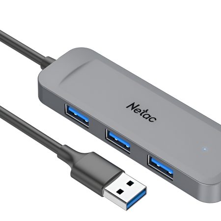 Hub Usb 3.0 4 Puertos Usb-a 5gbps Netac Wf11gycn