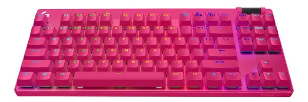 Teclado Inalámbrico Gamer Logitech G Pro X Tkl Rosa Ingles - Image 3