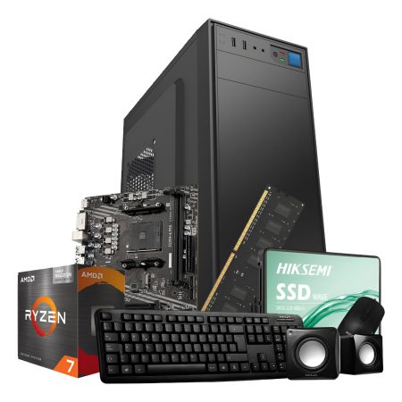 Pc Gamer Hogar Amd Ryzen 7 5700g 16gb Ssd 480gb A520m
