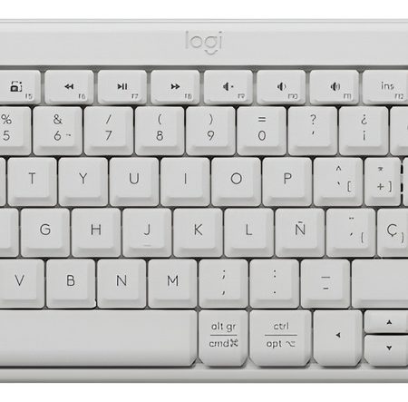 Teclado Logitech Bluetooth K250 Pebble White Bluetooth