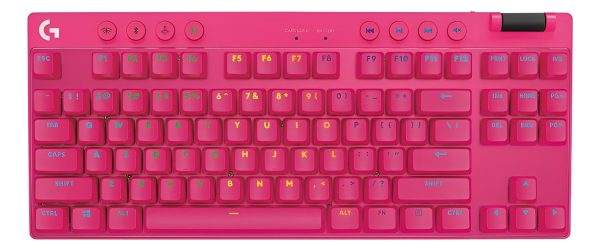 Teclado Inalámbrico Gamer Logitech G Pro X Tkl Rosa Ingles